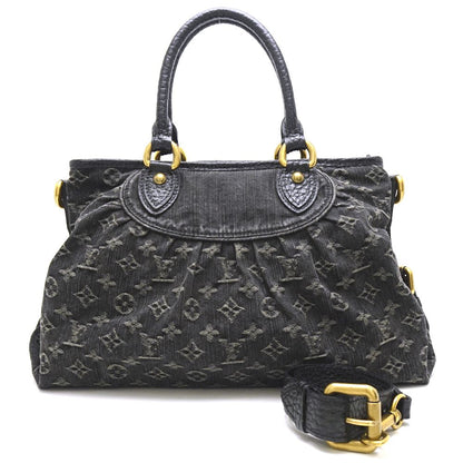 Louis Vuitton Monogram Denim Neo Cabby GM Noir Bag