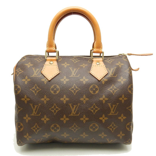 Louis Vuitton Monogram Speedy 25 Brown Mini Boston Bag