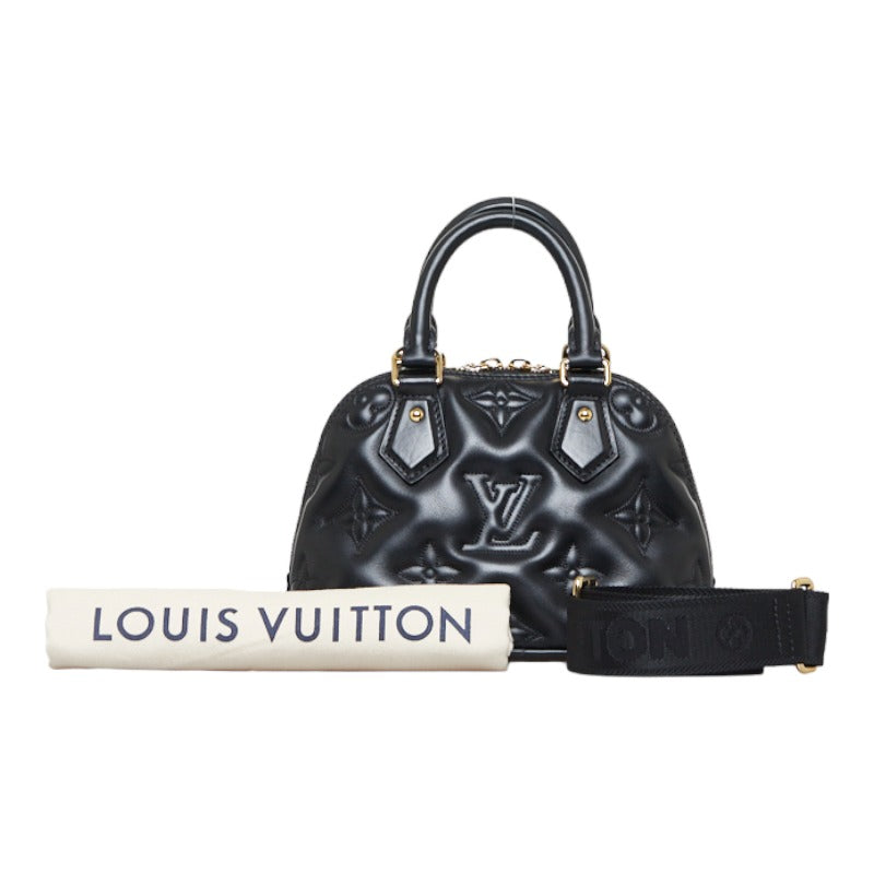 Louis Vuitton Bubblegram Alma soft BB Handbag Shoulder Bag Noir Black