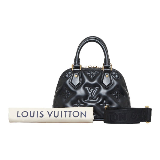Louis Vuitton Bubblegram Alma soft BB Handbag Shoulder Bag Noir Black