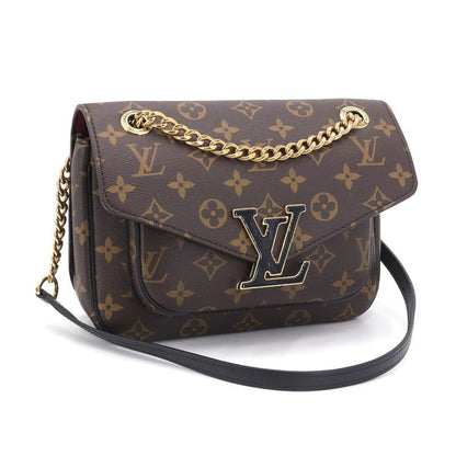 Louis Vuitton Passy Shoulder Bag Monogram Handbag Brown