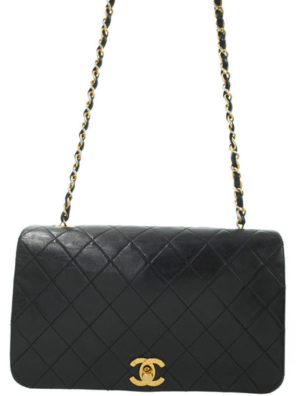 Chanel Matelasse Chain Shoulder Bag Black