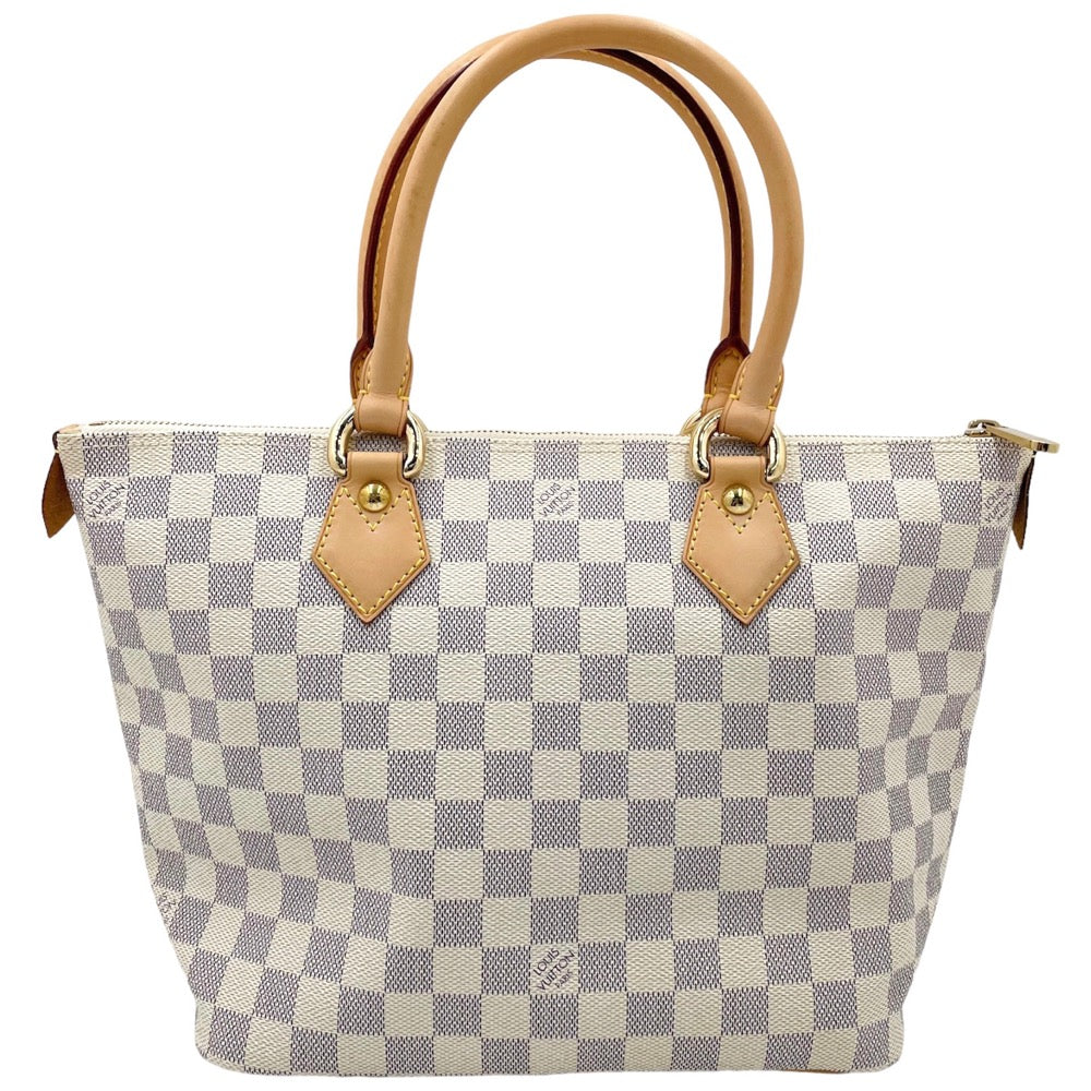 Louis Vuitton Tote Bag Damier Azur Saleya PM Handbag White Bag