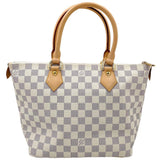 Louis Vuitton Tote Bag Damier Azur Saleya PM Handbag White Bag