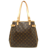 Louis Vuitton  Monogram Batignolles Vertical Brown Shoulder Bag