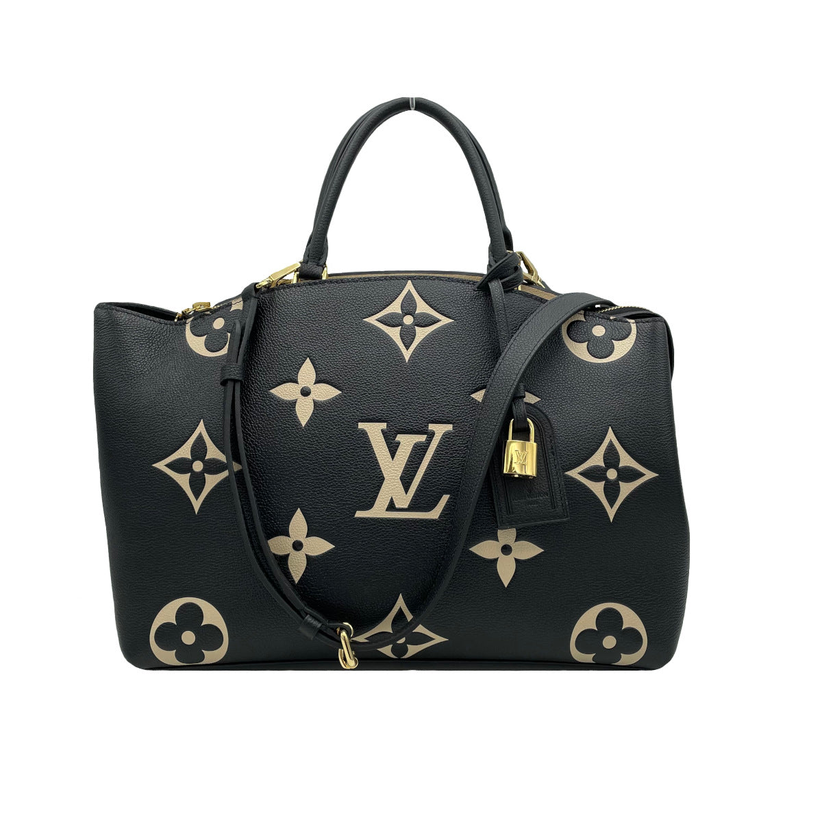 Louis Vuitton Petit Palais PM Handbag Amplant Black