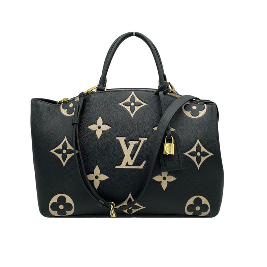 Louis Vuitton Petit Palais PM Handbag Amplant Black