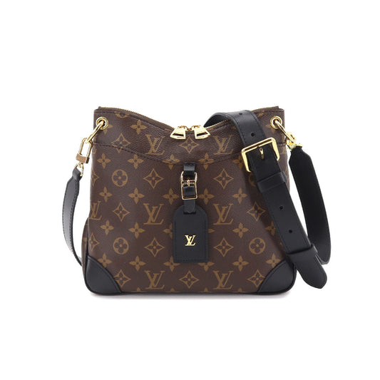 Louis Vuitton Monogram Odeon NM PM Shoulder Bag Noir
