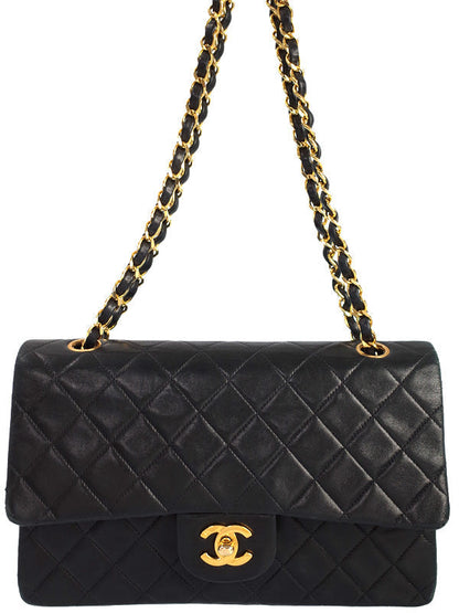 Chanel Matelasse Chain Shoulder Bag Black