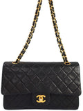 Chanel Matelasse Chain Shoulder Bag Black