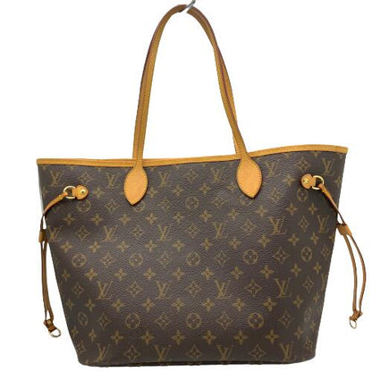 Louis Vuitton Neverfull MM Monogram Tote Bag Shoulder Bag Brown Gold Hardware
