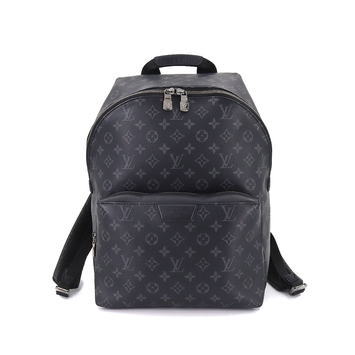 Louis Vuitton Monogram Eclipse Apollo Backpack Rucksack Black Silver Metal Fittings