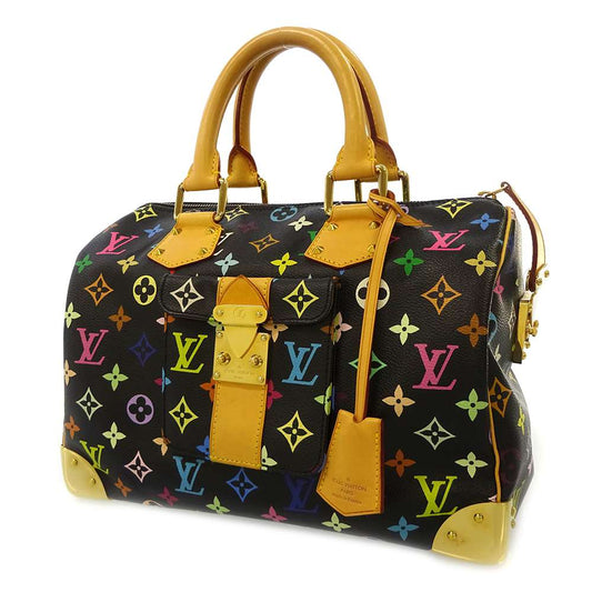Louis Vuitton Handbag Monogram Multicolor Speedy 30 Noir