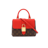 Louis Vuitton Monogram Locky BB Shoulder Bag Red