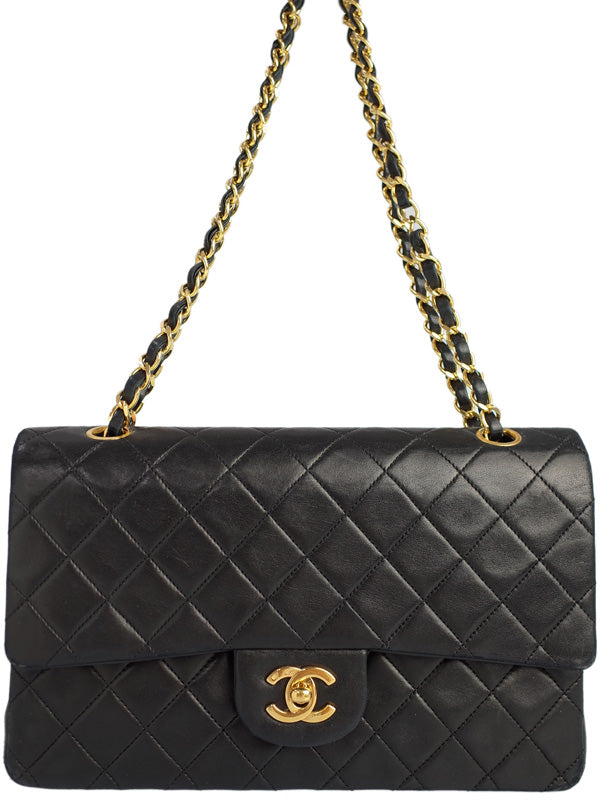 Chanel Matelasse Chain Shoulder Bag Black