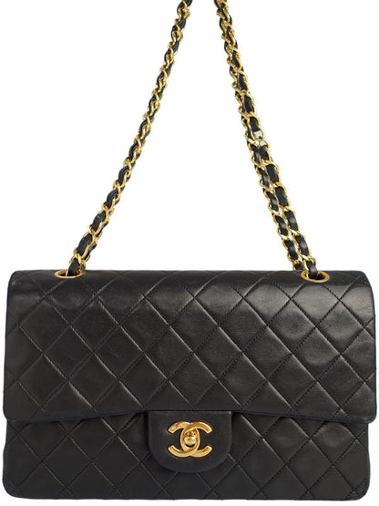 Chanel Matelasse Chain Shoulder Bag Black