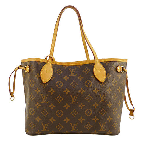 Louis Vuitton Monogram Neverfull PM Pivoine Tote Bag With Pouch