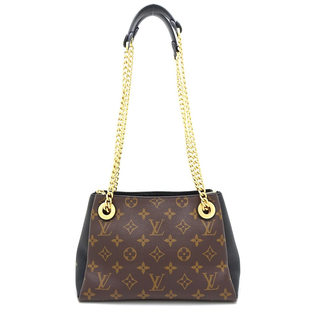 Louis Vuitton  Monogram Surene BB Noir Chain Shoulder Bag Black