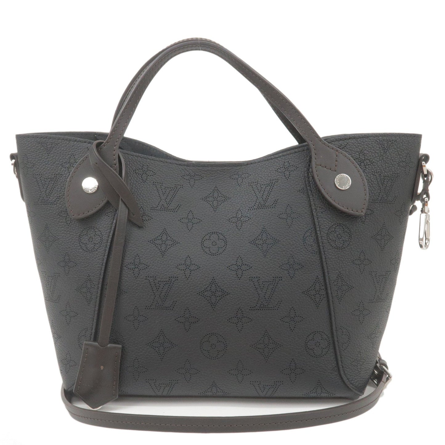 Louis Vuitton Mahina Leather Hina PM Bag Shoulder Bag Noir