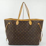 Louis Vuitton Neverfull GM Tote Bag Shoulder Bag Monogram Brown Leather