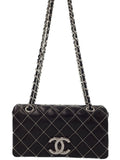 Chanel Matelasse Chain Shoulder Bag Black