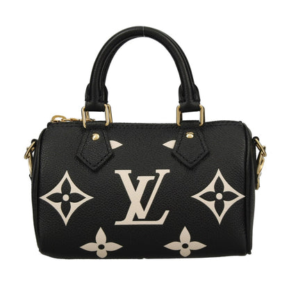 Louis Vuitton Shoulder Bag Monogram Implant Nano Speedy