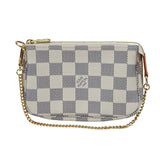 Louis Vuitton Mini Pochette Accessoire Damier Azur White