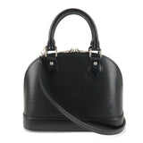 Louis Vuitton Epi Alma BB 2way Bag Handbag Shoulder Bag Noir Black