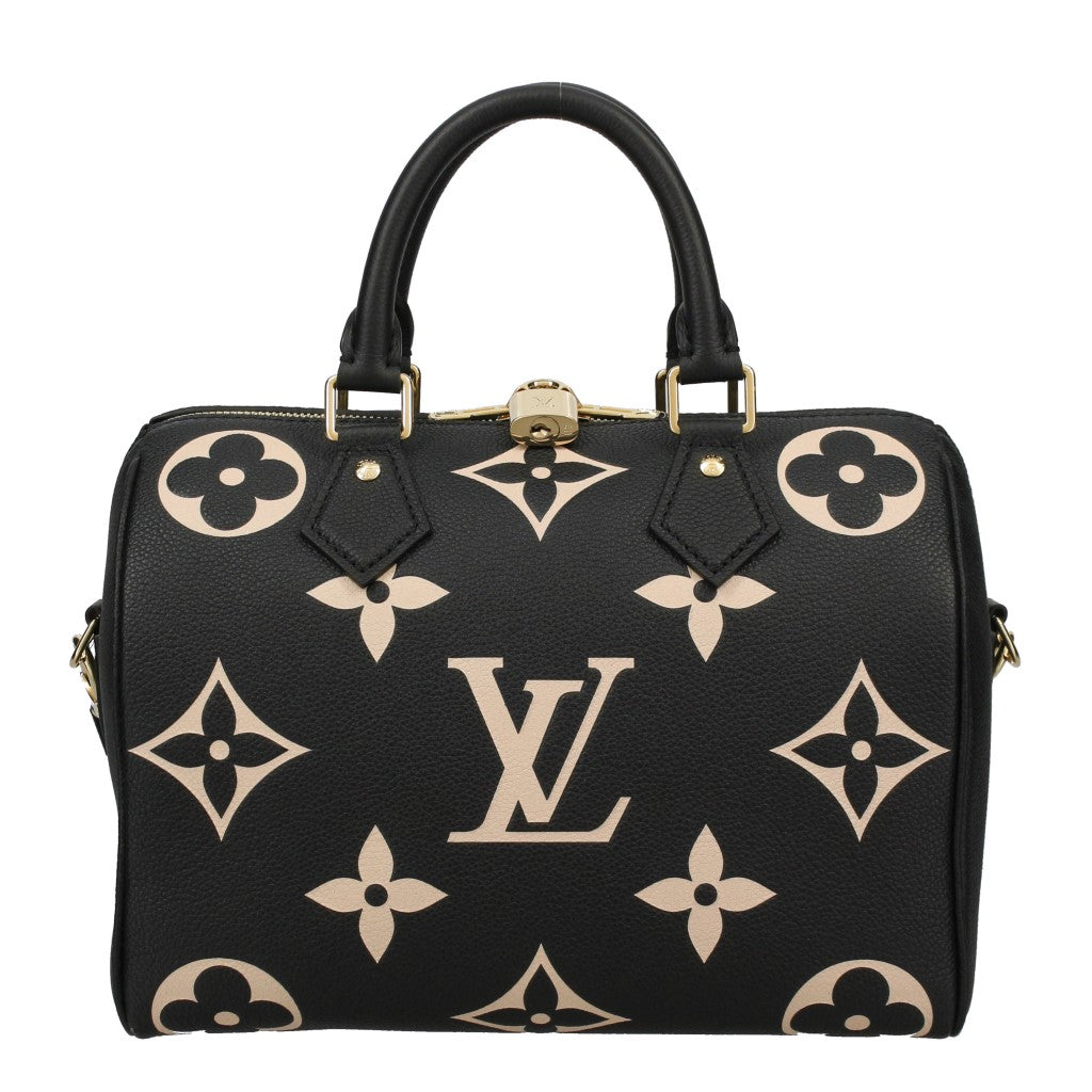 Louis Vuitton Monogram Empreinte Speedy Bandouliere 25 Bicolor