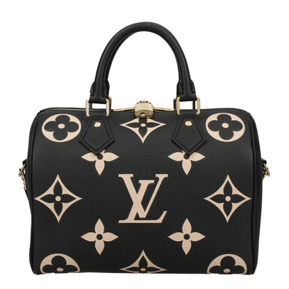 Louis Vuitton Monogram Empreinte Speedy Bandouliere 25 Bicolor