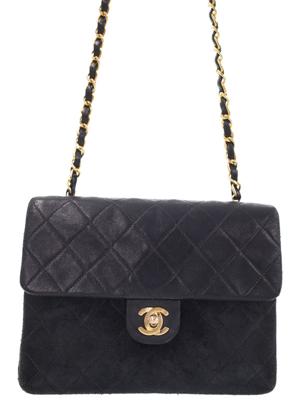 Chanel Matelasse Chain Shoulder Bag Black