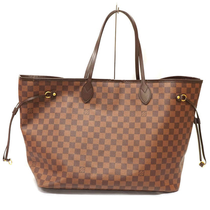 Louis Vuitton Neverfull GM Damier Canvas Tote Bag Brown