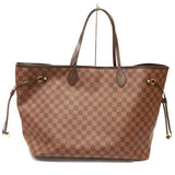 Louis Vuitton Neverfull GM Damier Canvas Tote Bag Brown