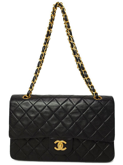 Chanel Matelasse Chain Shoulder Bag Black