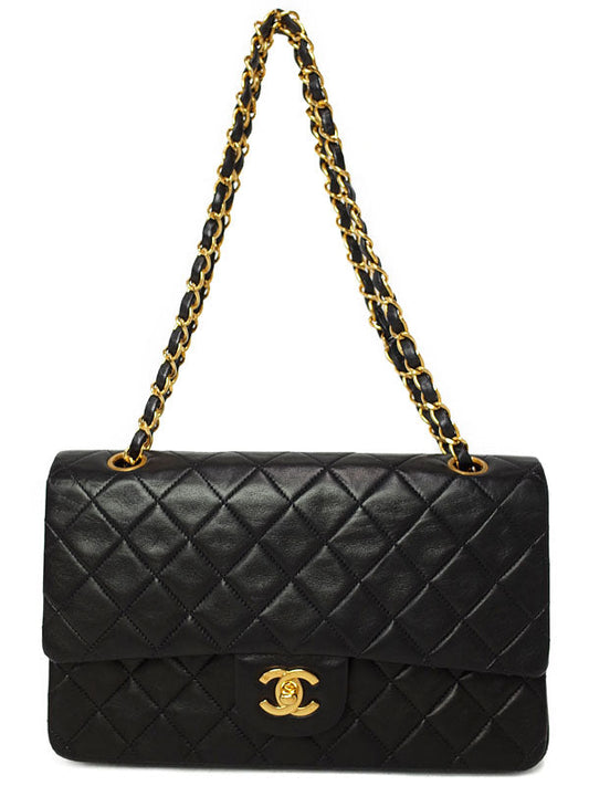 Chanel Matelasse Chain Shoulder Bag Black
