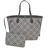 Louis Vuitton Monogram Neverfull MM Tote Bag Pouch Jacquard