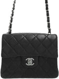 Chanel Mini Matelasse Chain Shoulder Bag Black