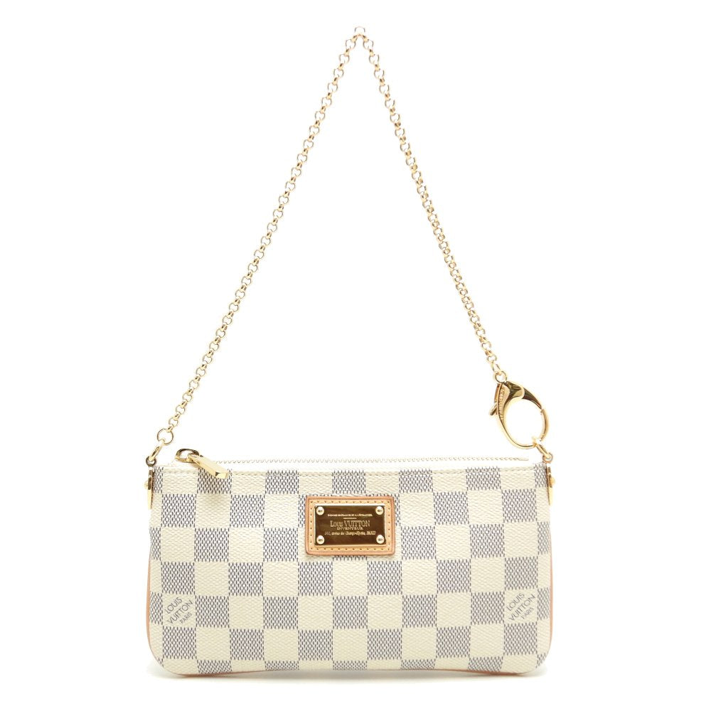 Louis Vuitton Damier Azur Pochette Mila MM Accessory Pouch