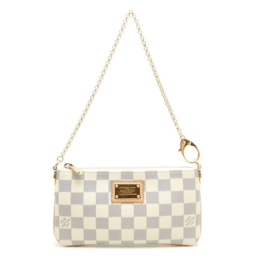 Louis Vuitton Damier Azur Pochette Mila MM Accessory Pouch