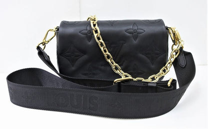 Louis Vuitton Wallet Strap Handbag  3WAY Noir