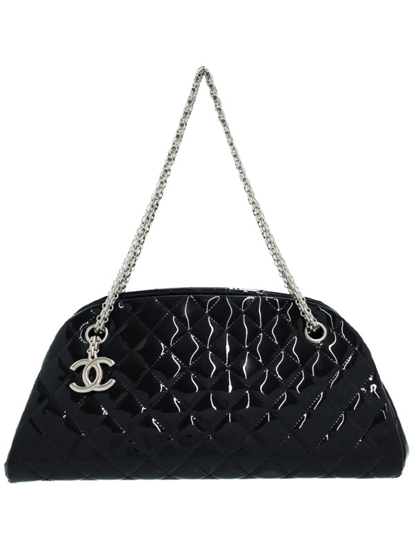 Chanel Mademoiselle Bowling Bag Shoulder Bag Black