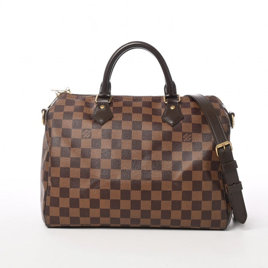 Louis Vuitton Speedy Bandouliere 30 Handbag Damier Brown