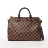 Louis Vuitton Speedy Bandouliere 30 Handbag Damier Brown