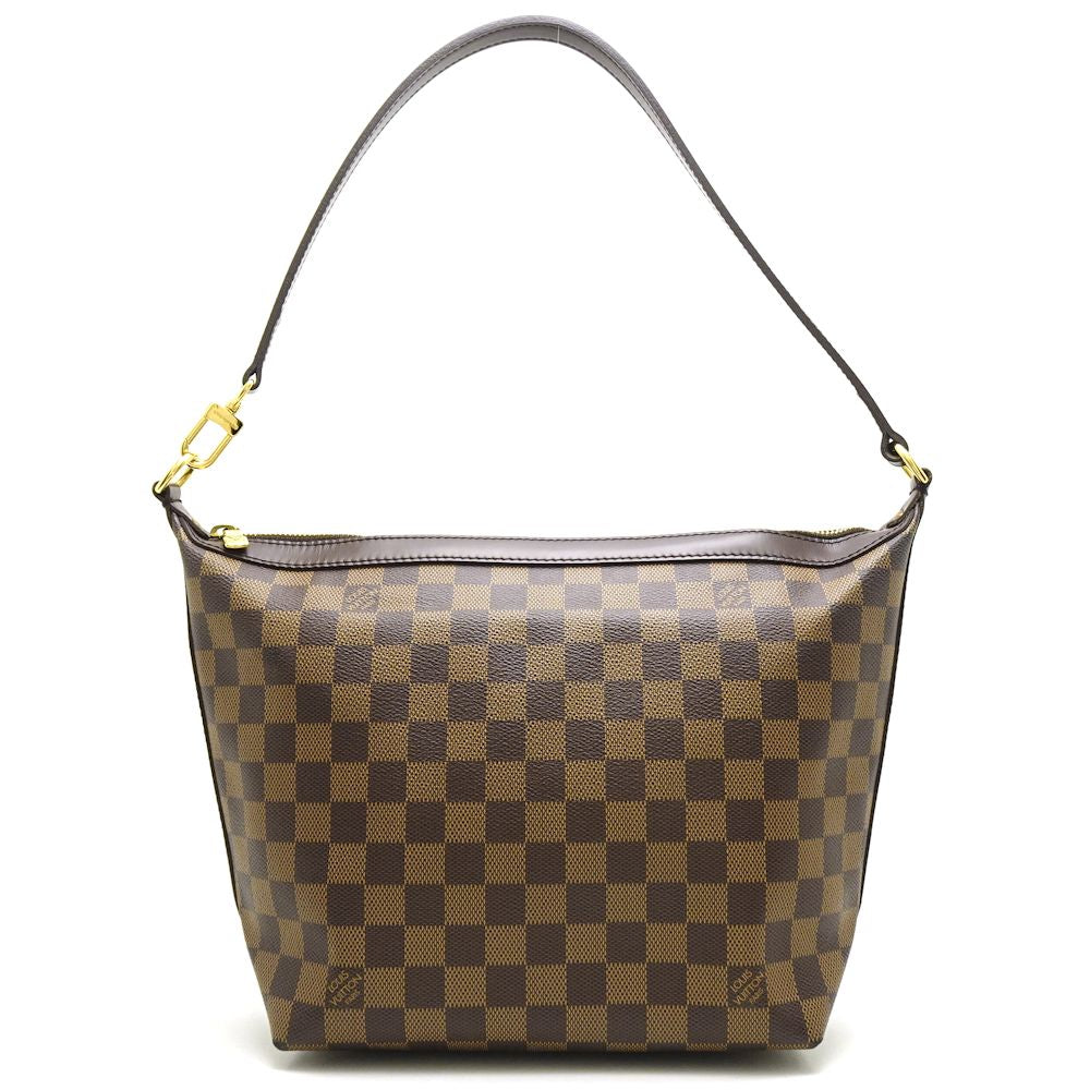 Louis Vuitton Damier Irovo MM Ebene Shoulder Bag Brown