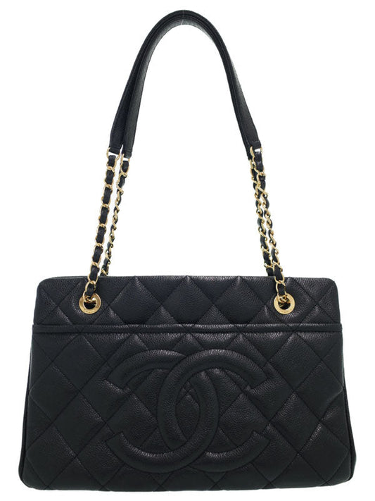 Chanel Matelasse Chain Shoulder Bag Black