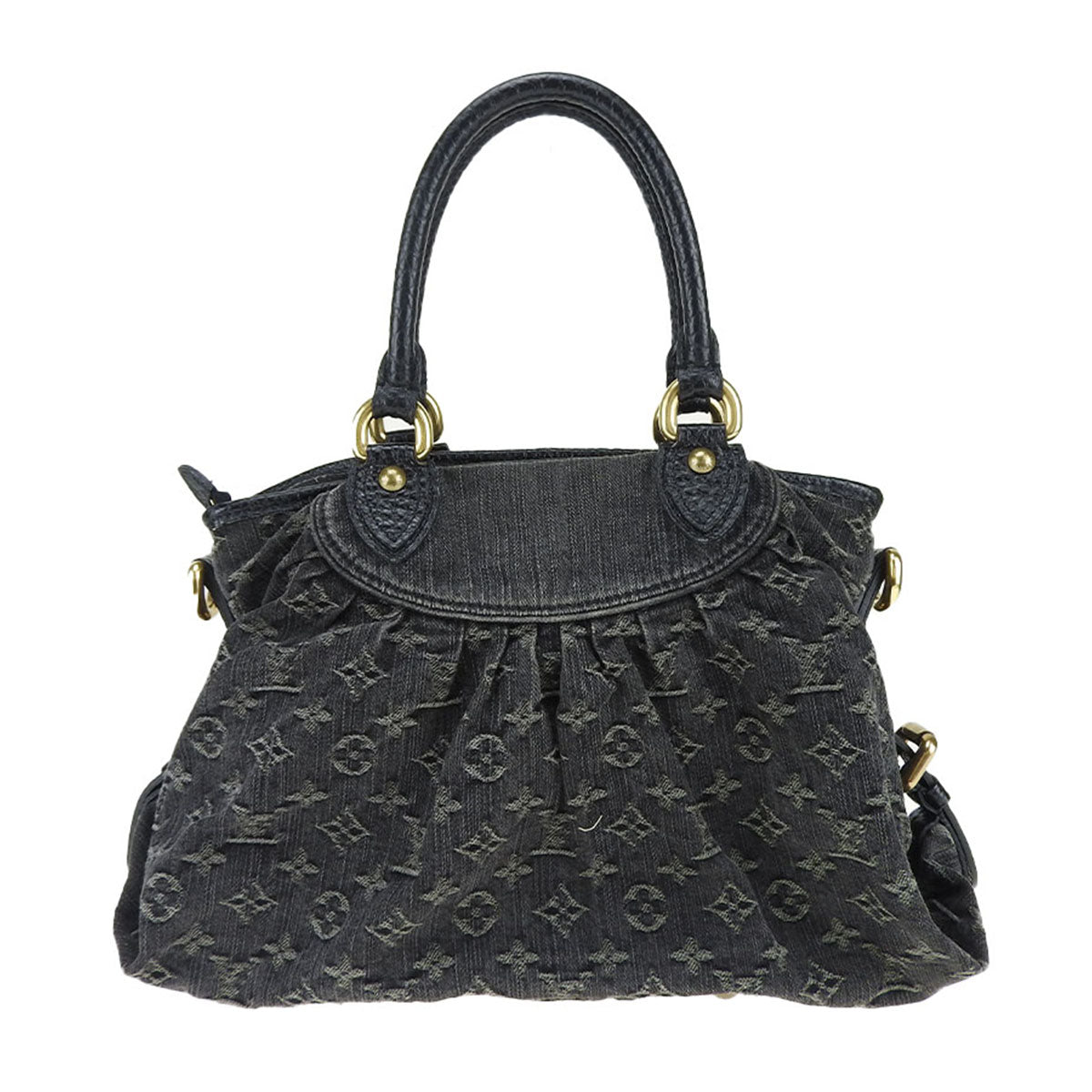 Louis Vuitton NeoCabby MM Noir Monogram Denim
