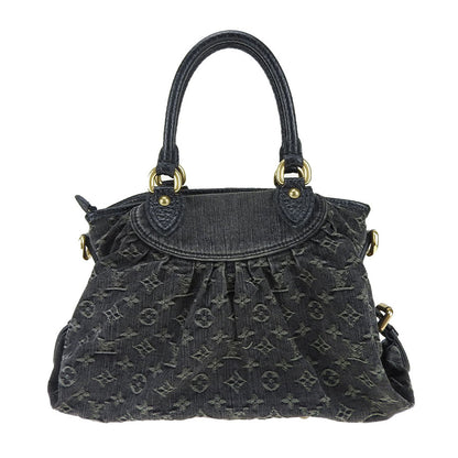 Louis Vuitton NeoCabby MM Noir Monogram Denim