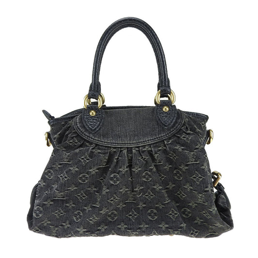 Louis Vuitton NeoCabby MM Noir Monogram Denim