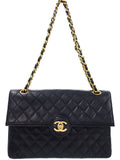 Chanel Matelasse Chain Shoulder Bag Black
