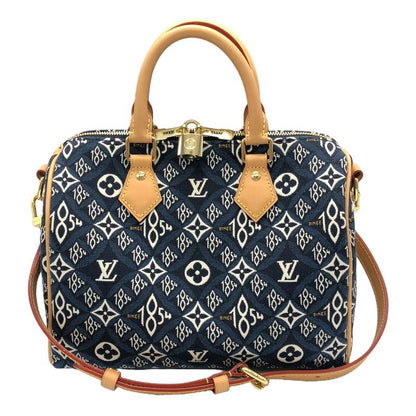 Louis Vuitton Speedy Bandouliere 25 Navy  Boston Bag